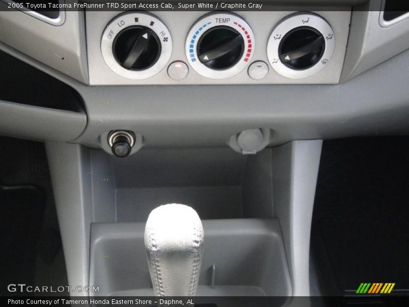Super White / Graphite Gray 2005 Toyota Tacoma PreRunner TRD Sport Access Cab
