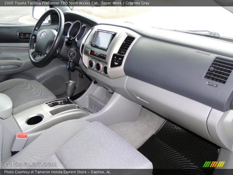 Super White / Graphite Gray 2005 Toyota Tacoma PreRunner TRD Sport Access Cab