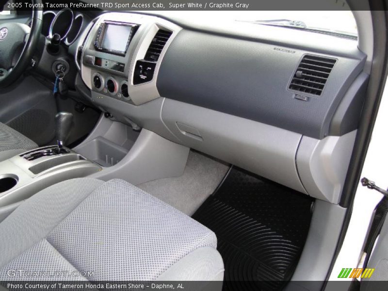 Super White / Graphite Gray 2005 Toyota Tacoma PreRunner TRD Sport Access Cab