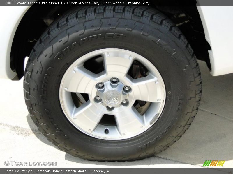 Super White / Graphite Gray 2005 Toyota Tacoma PreRunner TRD Sport Access Cab