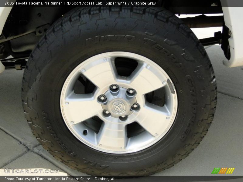 Super White / Graphite Gray 2005 Toyota Tacoma PreRunner TRD Sport Access Cab