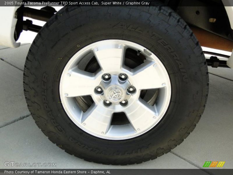 Super White / Graphite Gray 2005 Toyota Tacoma PreRunner TRD Sport Access Cab