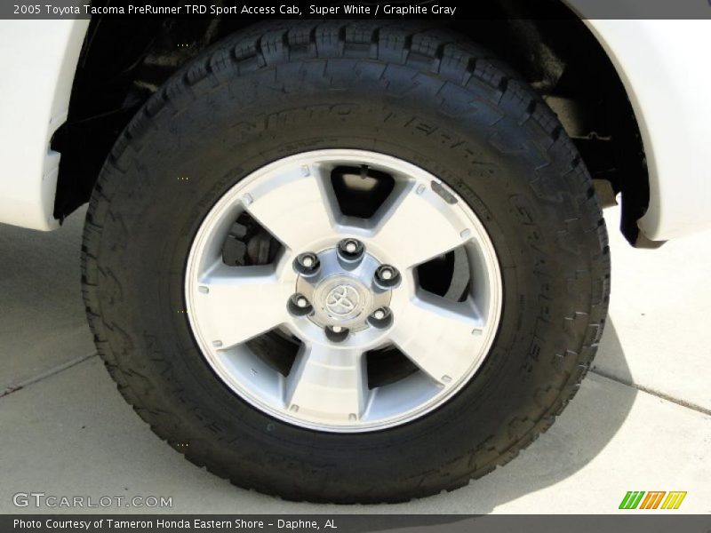 Super White / Graphite Gray 2005 Toyota Tacoma PreRunner TRD Sport Access Cab