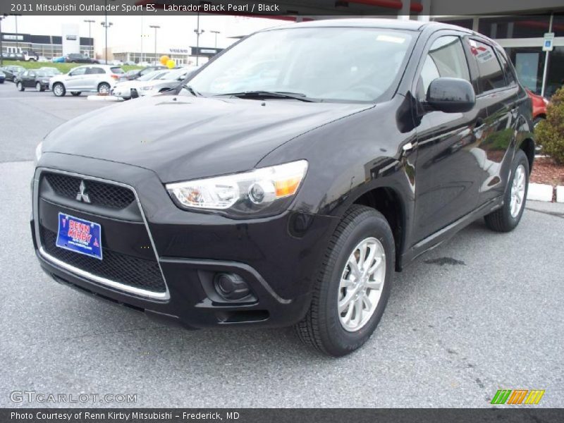 Labrador Black Pearl / Black 2011 Mitsubishi Outlander Sport ES