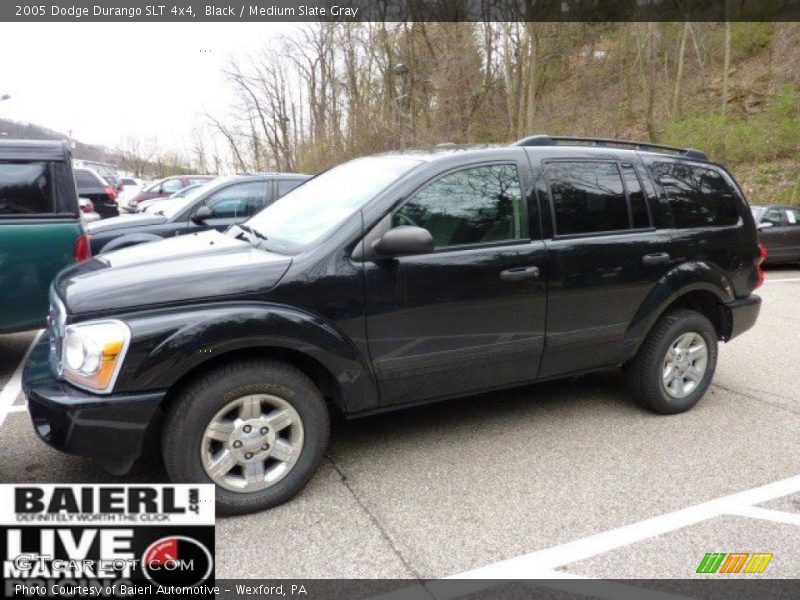 Black / Medium Slate Gray 2005 Dodge Durango SLT 4x4