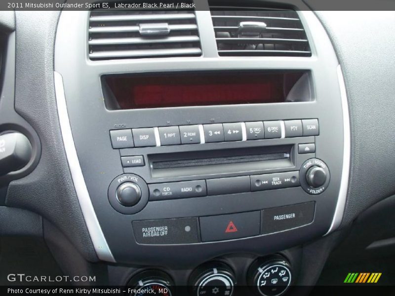Labrador Black Pearl / Black 2011 Mitsubishi Outlander Sport ES