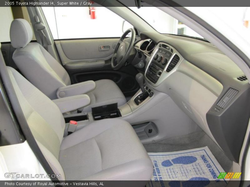 Super White / Gray 2005 Toyota Highlander I4