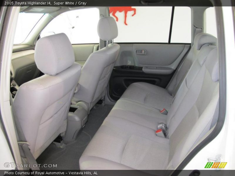 Super White / Gray 2005 Toyota Highlander I4