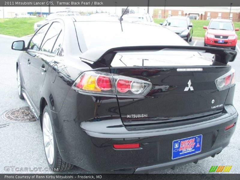 Tarmac Black Pearl / Black 2011 Mitsubishi Lancer GTS