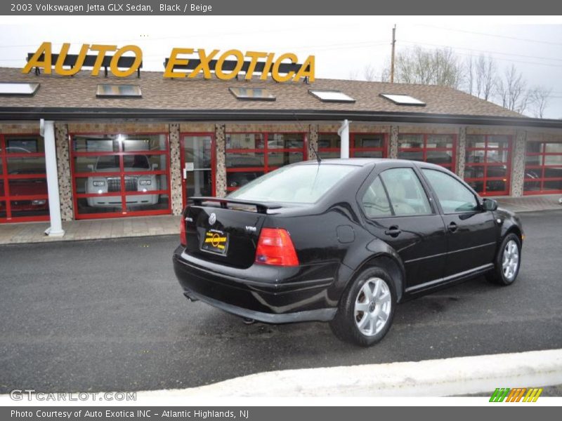 Black / Beige 2003 Volkswagen Jetta GLX Sedan