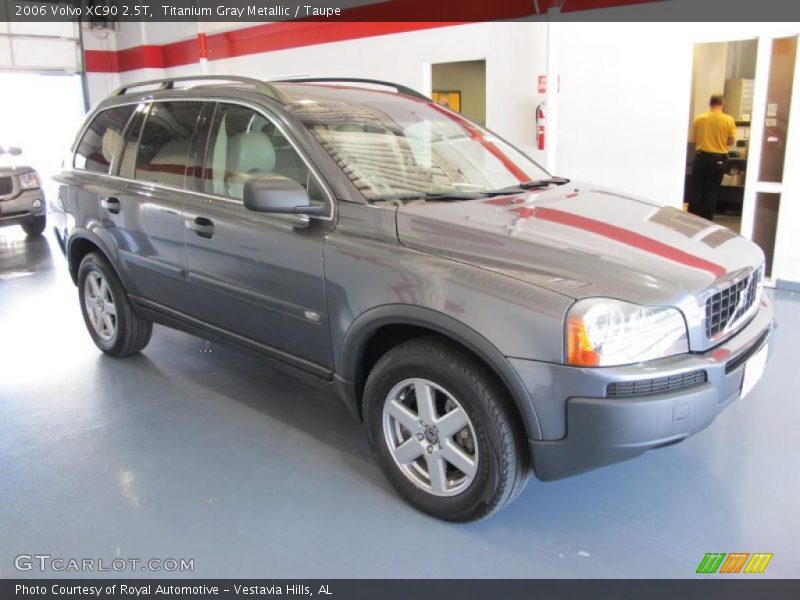 Titanium Gray Metallic / Taupe 2006 Volvo XC90 2.5T