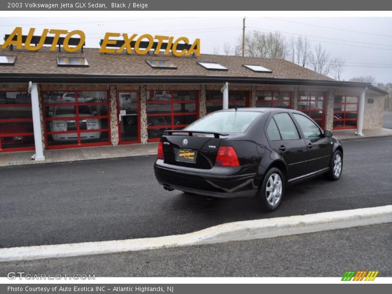 Black / Beige 2003 Volkswagen Jetta GLX Sedan