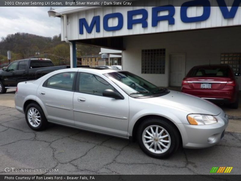Bright Silver Metallic / Dark Slate Gray 2001 Chrysler Sebring LXi Sedan