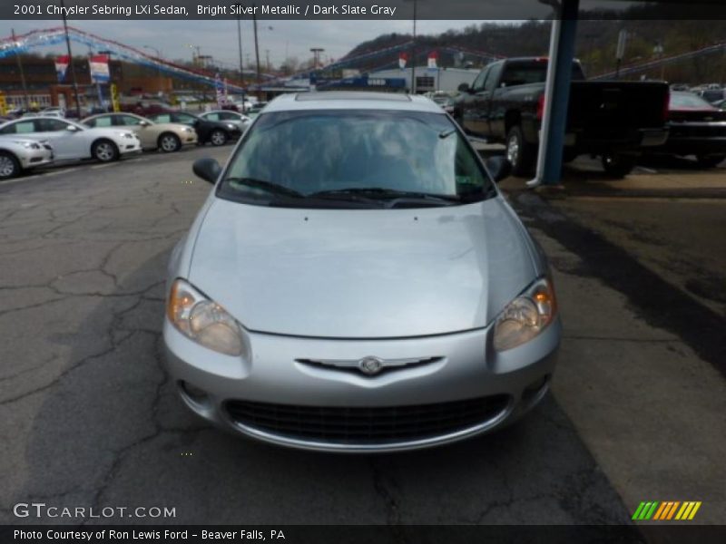 Bright Silver Metallic / Dark Slate Gray 2001 Chrysler Sebring LXi Sedan