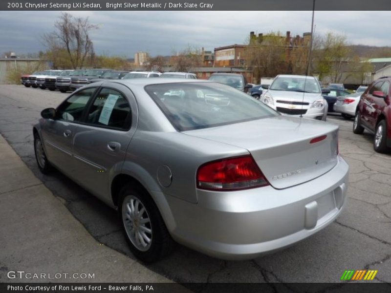 Bright Silver Metallic / Dark Slate Gray 2001 Chrysler Sebring LXi Sedan