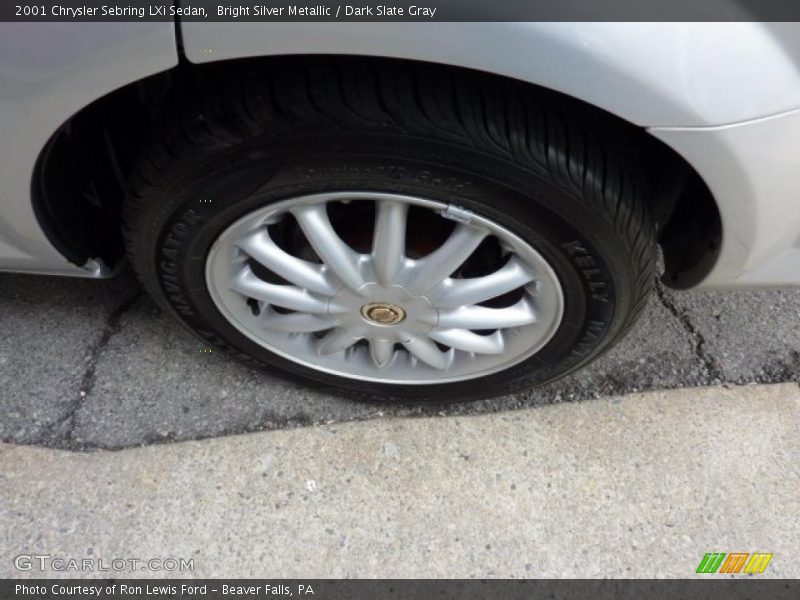 Bright Silver Metallic / Dark Slate Gray 2001 Chrysler Sebring LXi Sedan