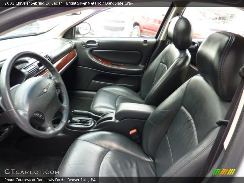 Bright Silver Metallic / Dark Slate Gray 2001 Chrysler Sebring LXi Sedan