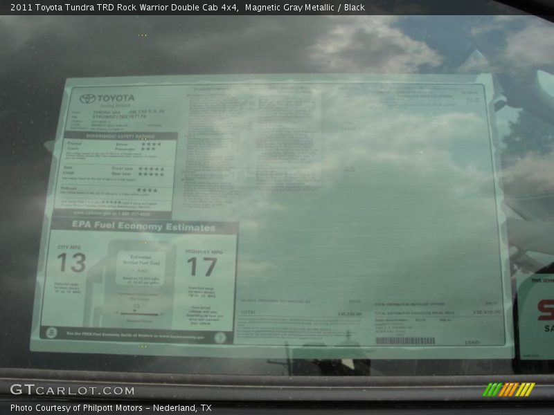 Magnetic Gray Metallic / Black 2011 Toyota Tundra TRD Rock Warrior Double Cab 4x4