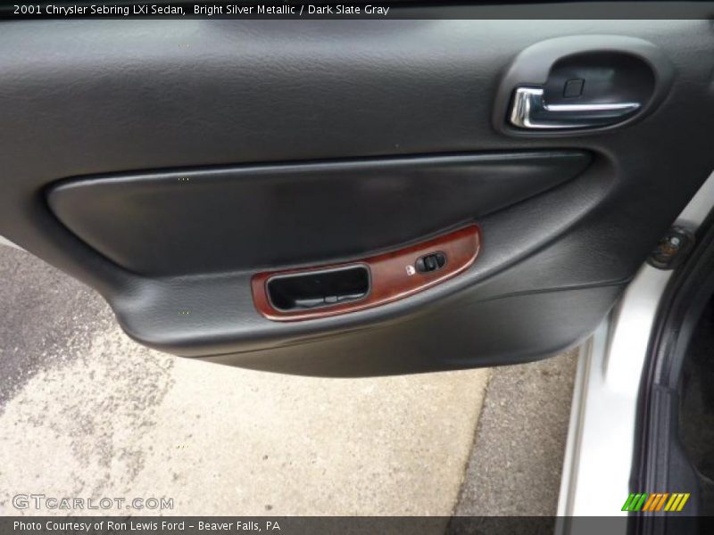 Bright Silver Metallic / Dark Slate Gray 2001 Chrysler Sebring LXi Sedan