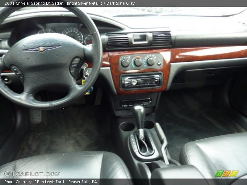 Bright Silver Metallic / Dark Slate Gray 2001 Chrysler Sebring LXi Sedan