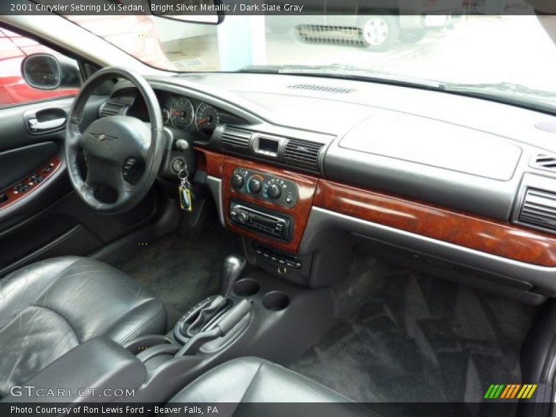 Bright Silver Metallic / Dark Slate Gray 2001 Chrysler Sebring LXi Sedan