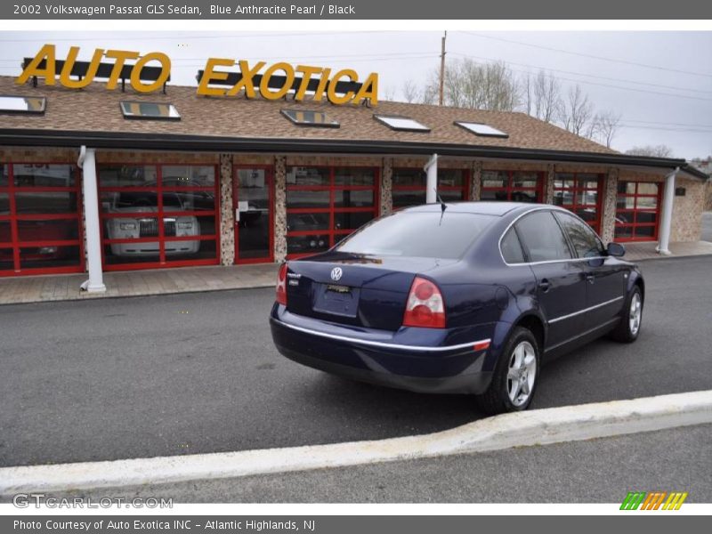 Blue Anthracite Pearl / Black 2002 Volkswagen Passat GLS Sedan