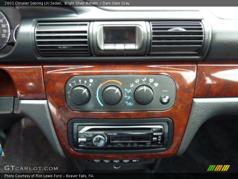 Bright Silver Metallic / Dark Slate Gray 2001 Chrysler Sebring LXi Sedan