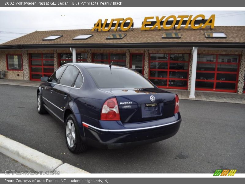 Blue Anthracite Pearl / Black 2002 Volkswagen Passat GLS Sedan