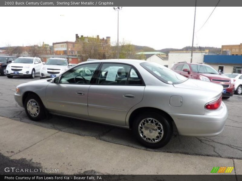 Sterling Silver Metallic / Graphite 2003 Buick Century Custom
