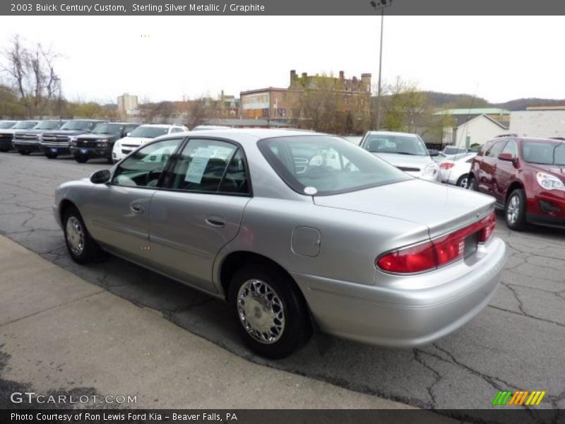 Sterling Silver Metallic / Graphite 2003 Buick Century Custom