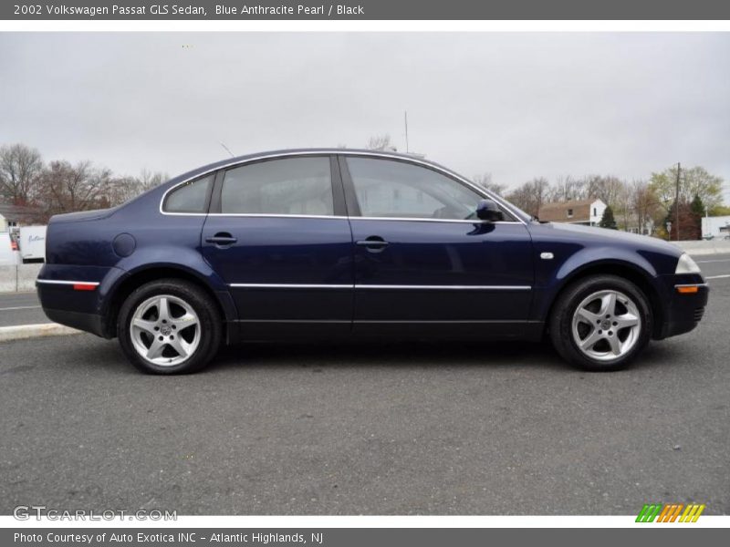 Blue Anthracite Pearl / Black 2002 Volkswagen Passat GLS Sedan