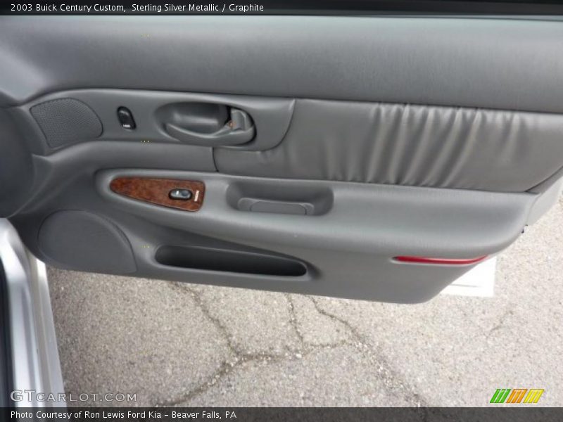 Sterling Silver Metallic / Graphite 2003 Buick Century Custom