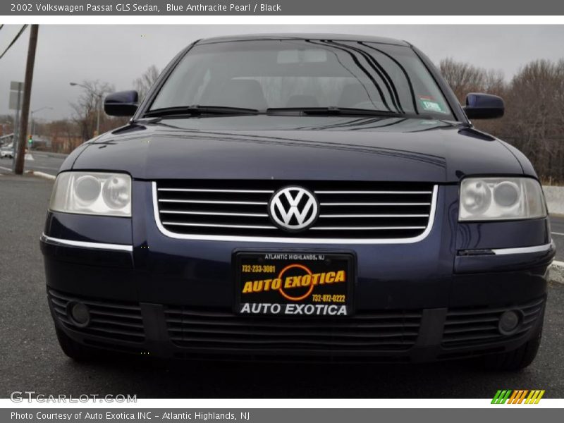 Blue Anthracite Pearl / Black 2002 Volkswagen Passat GLS Sedan