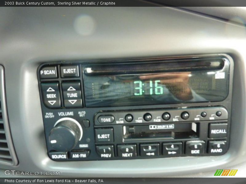 Sterling Silver Metallic / Graphite 2003 Buick Century Custom