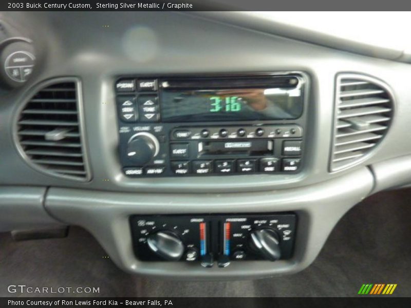 Sterling Silver Metallic / Graphite 2003 Buick Century Custom
