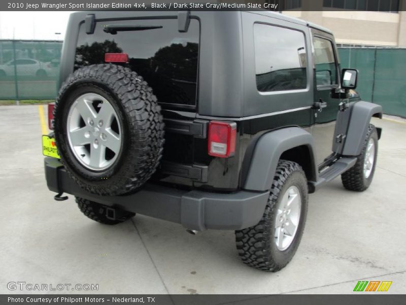 Black / Dark Slate Gray/Medium Slate Gray 2010 Jeep Wrangler Sport Islander Edition 4x4