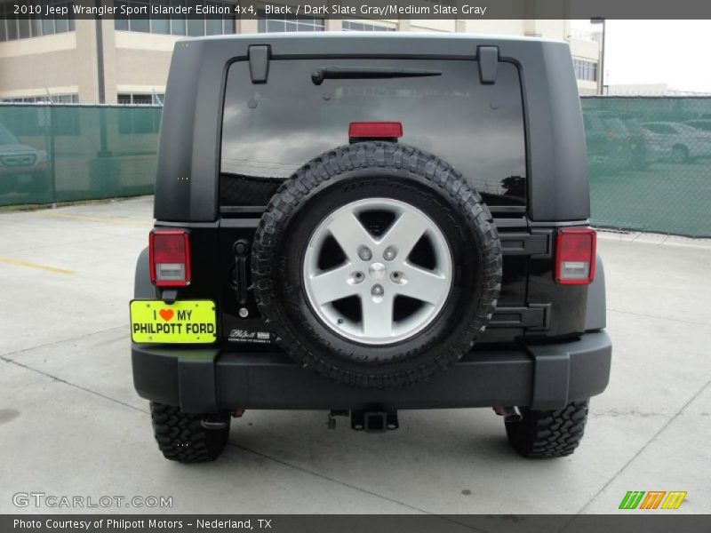 Black / Dark Slate Gray/Medium Slate Gray 2010 Jeep Wrangler Sport Islander Edition 4x4