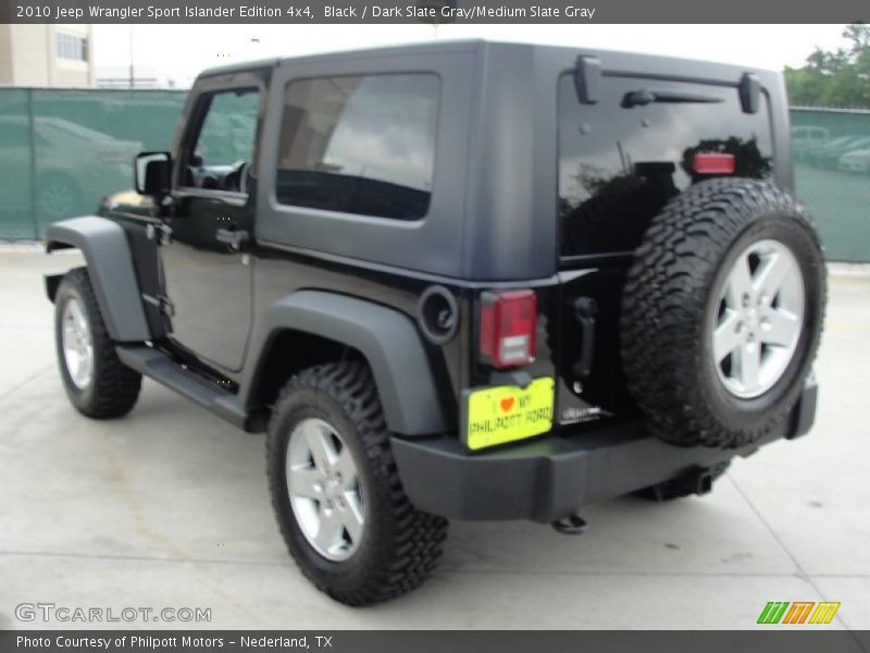 Black / Dark Slate Gray/Medium Slate Gray 2010 Jeep Wrangler Sport Islander Edition 4x4