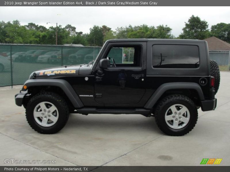 Black / Dark Slate Gray/Medium Slate Gray 2010 Jeep Wrangler Sport Islander Edition 4x4