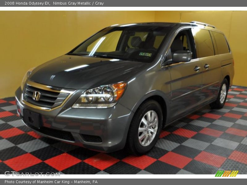 Nimbus Gray Metallic / Gray 2008 Honda Odyssey EX