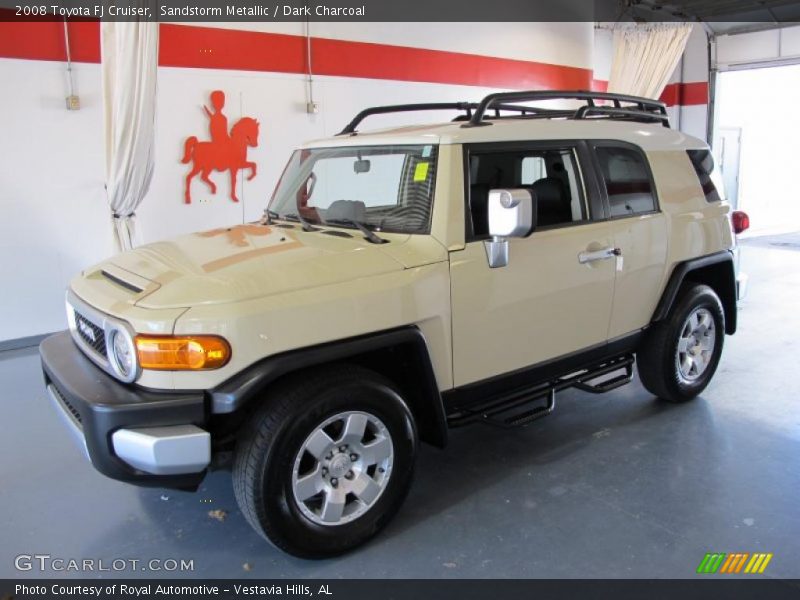 Sandstorm Metallic / Dark Charcoal 2008 Toyota FJ Cruiser