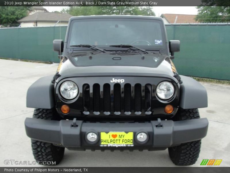 Black / Dark Slate Gray/Medium Slate Gray 2010 Jeep Wrangler Sport Islander Edition 4x4