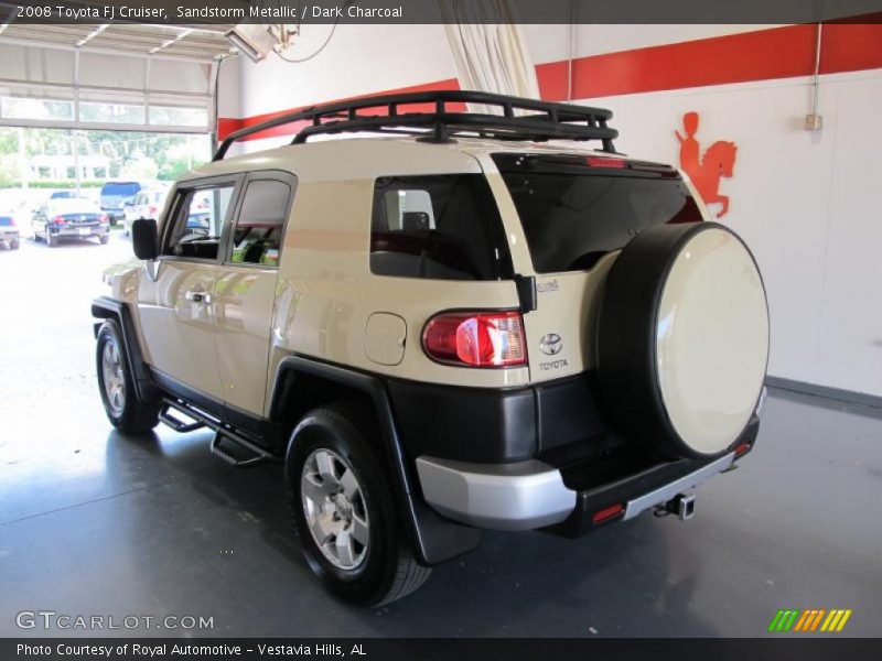 Sandstorm Metallic / Dark Charcoal 2008 Toyota FJ Cruiser