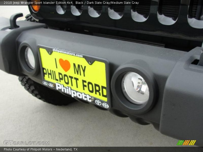 Black / Dark Slate Gray/Medium Slate Gray 2010 Jeep Wrangler Sport Islander Edition 4x4