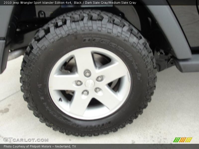Black / Dark Slate Gray/Medium Slate Gray 2010 Jeep Wrangler Sport Islander Edition 4x4