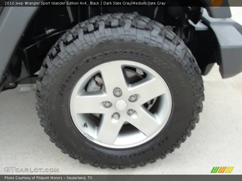 Black / Dark Slate Gray/Medium Slate Gray 2010 Jeep Wrangler Sport Islander Edition 4x4