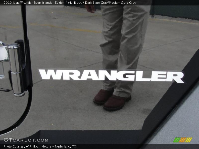 Black / Dark Slate Gray/Medium Slate Gray 2010 Jeep Wrangler Sport Islander Edition 4x4