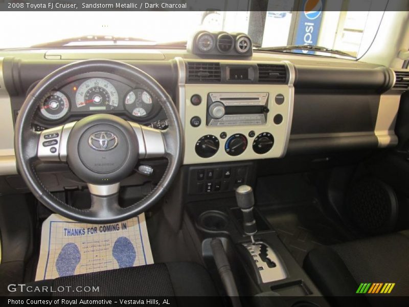 Sandstorm Metallic / Dark Charcoal 2008 Toyota FJ Cruiser