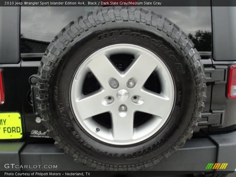 Black / Dark Slate Gray/Medium Slate Gray 2010 Jeep Wrangler Sport Islander Edition 4x4