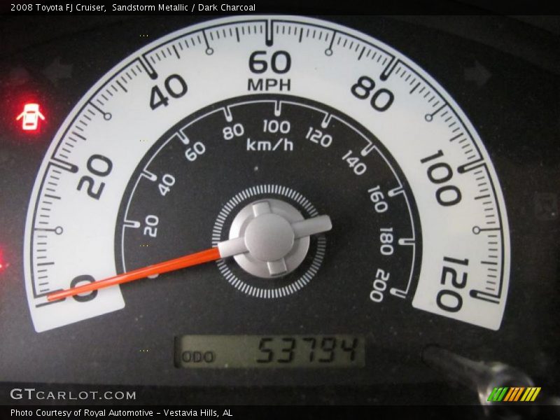 Sandstorm Metallic / Dark Charcoal 2008 Toyota FJ Cruiser